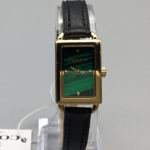 Coach Gold and Green Women's Watch - Picture 1 of 16